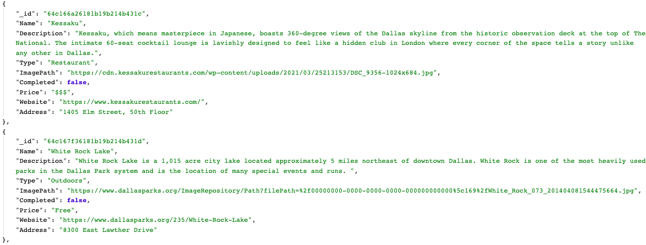 Pegasus City Guide backend code